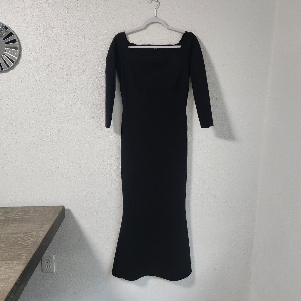 La Petite Robe Di Chiarra Boni Black Dress Size 44/ US 8 Length 55"